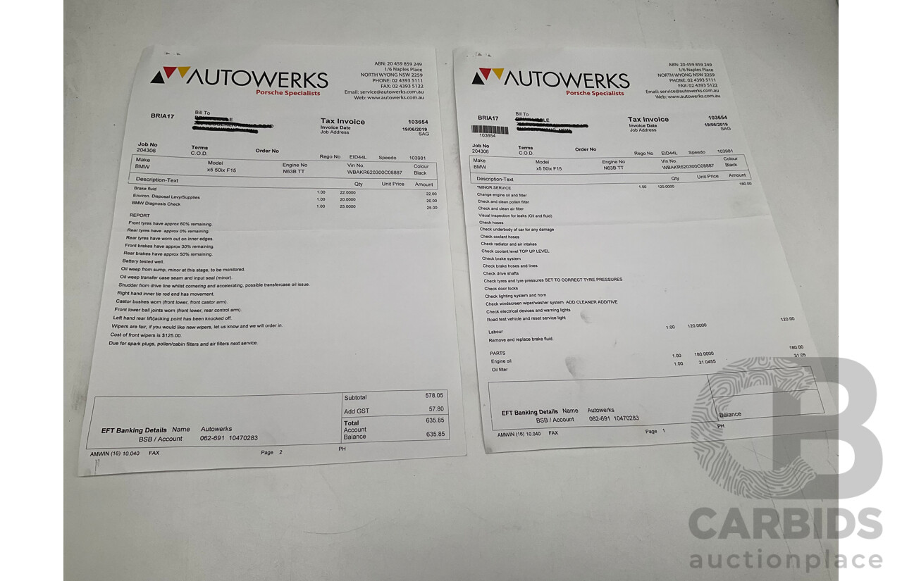 4/2014 BMW X5 Xdrive 50i F15 (AWD) MY14 M-Sport Pack 4d Wagon Sapphire Black Metallic Twin Turbo V8 4.4L