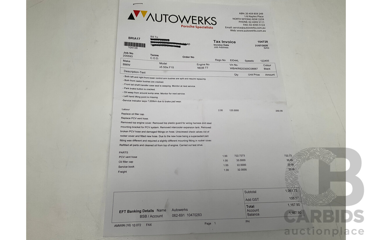 4/2014 BMW X5 Xdrive 50i F15 (AWD) MY14 M-Sport Pack 4d Wagon Sapphire Black Metallic Twin Turbo V8 4.4L