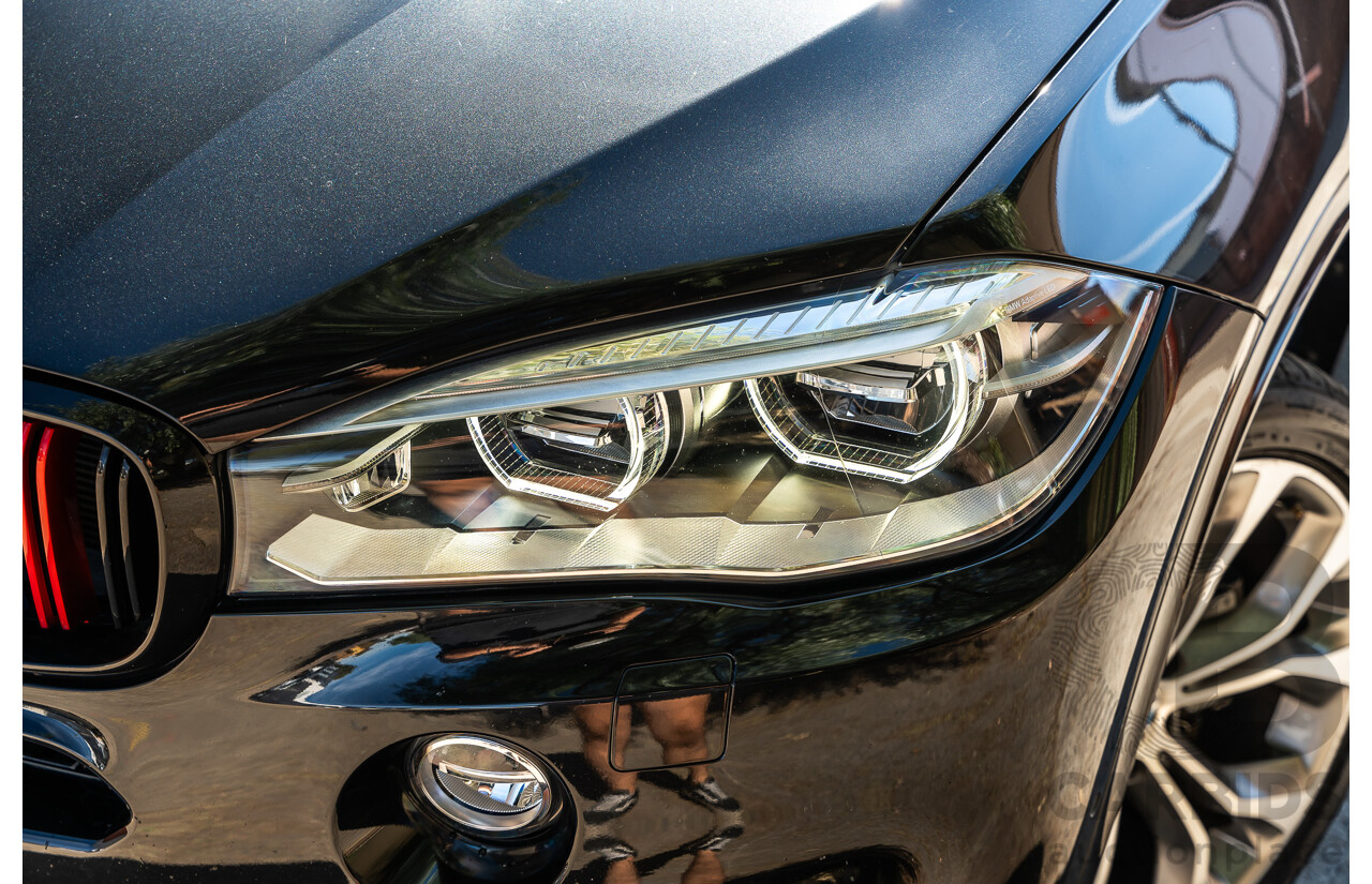 4/2014 BMW X5 Xdrive 50i F15 (AWD) MY14 M-Sport Pack 4d Wagon Sapphire Black Metallic Twin Turbo V8 4.4L