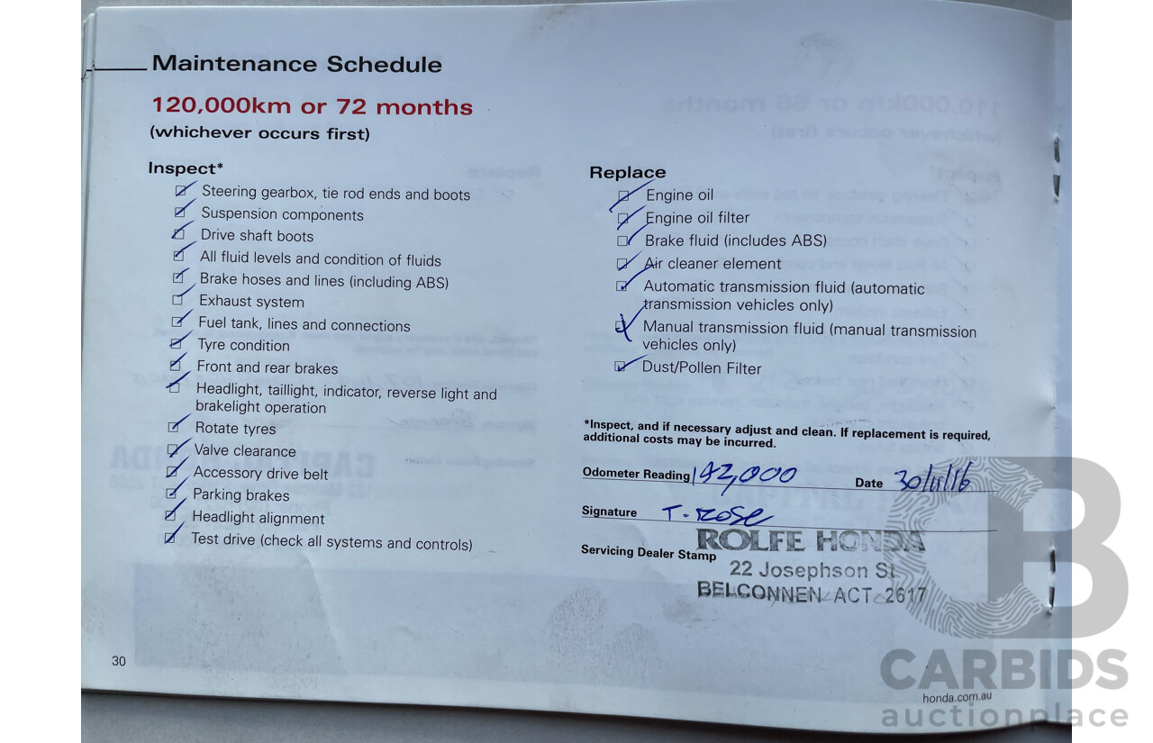 09/2007 Honda Accord EURO LUXURY FWD MY06 UPGRADE 4D Sedan Black 2.4L