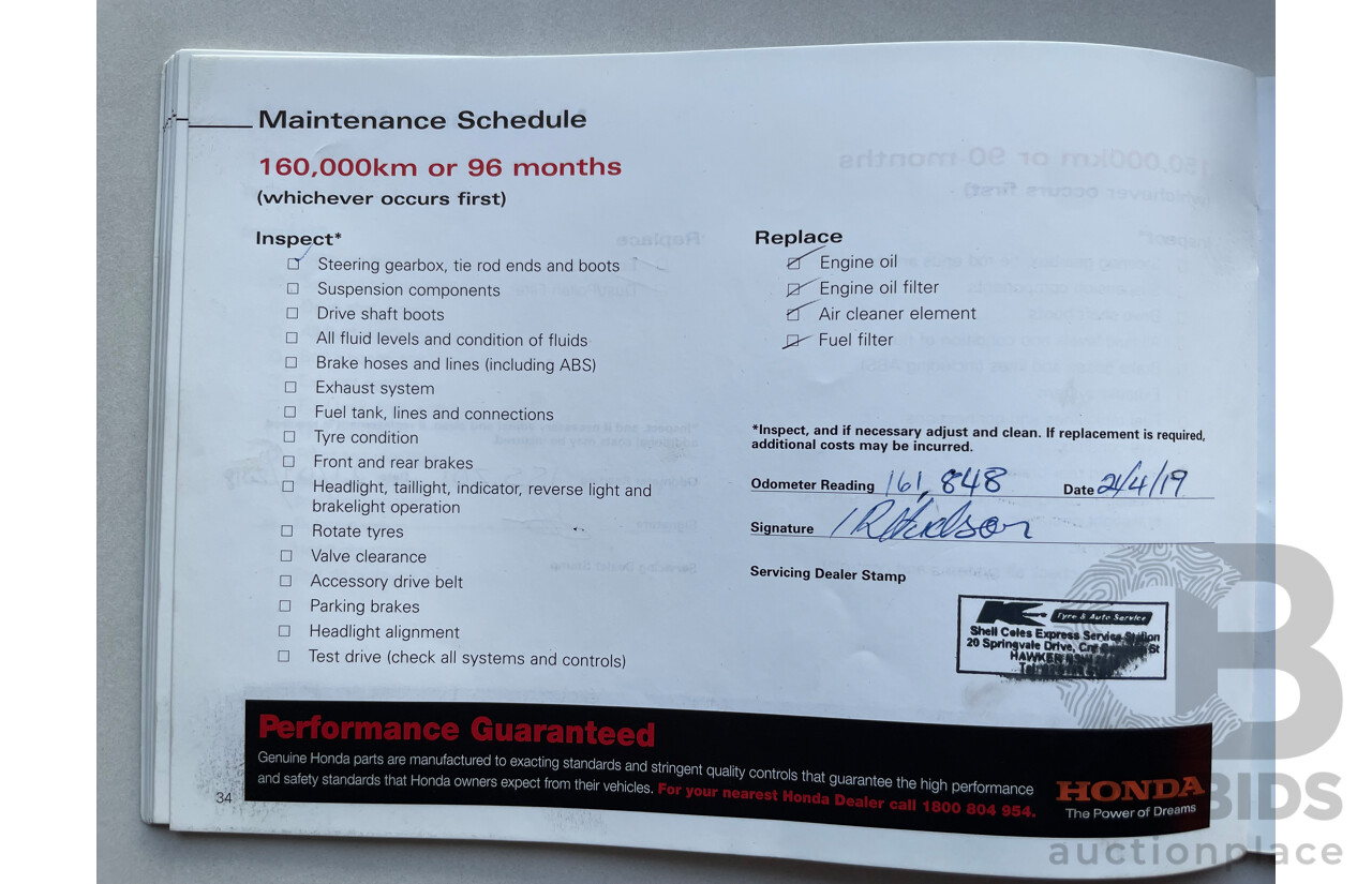 09/2007 Honda Accord EURO LUXURY FWD MY06 UPGRADE 4D Sedan Black 2.4L