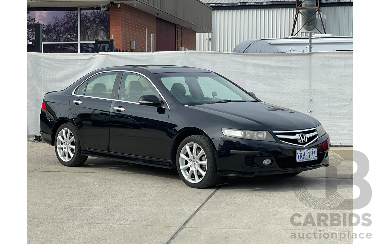 09/2007 Honda Accord EURO LUXURY FWD MY06 UPGRADE 4D Sedan Black 2.4L