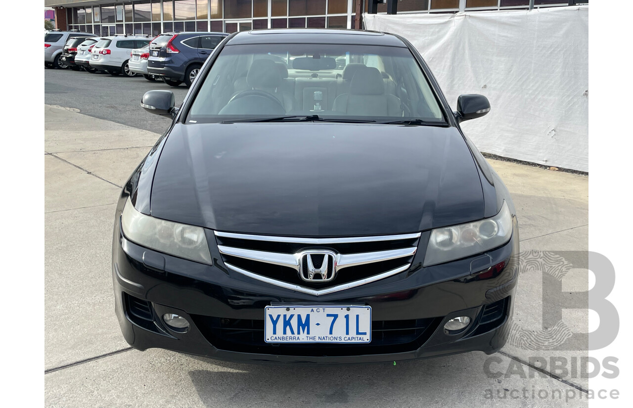 09/2007 Honda Accord EURO LUXURY FWD MY06 UPGRADE 4D Sedan Black 2.4L