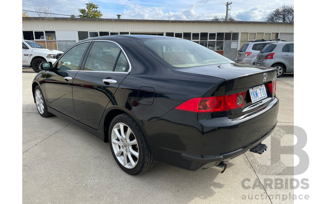 09/2007 Honda Accord EURO LUXURY FWD MY06 UPGRADE 4D Sedan Black 2.4L