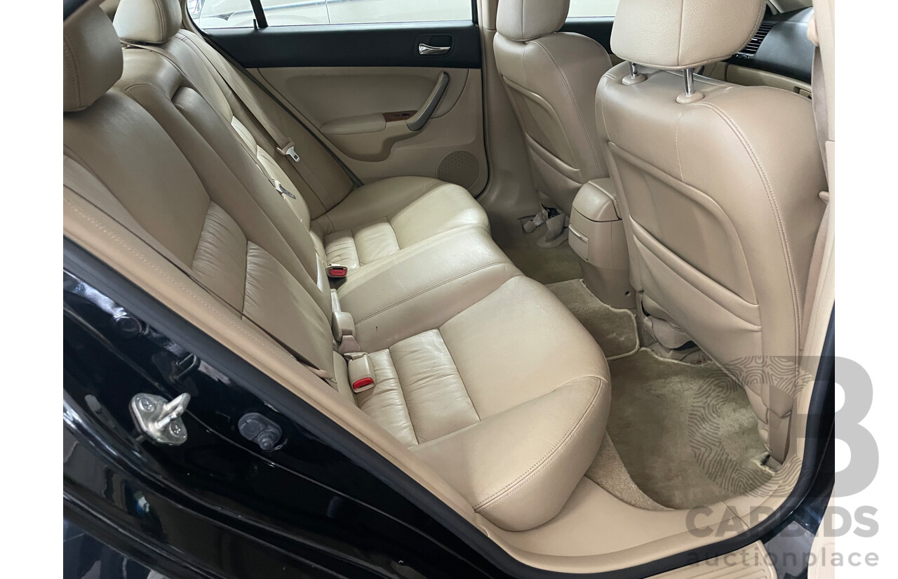 09/2007 Honda Accord EURO LUXURY FWD MY06 UPGRADE 4D Sedan Black 2.4L