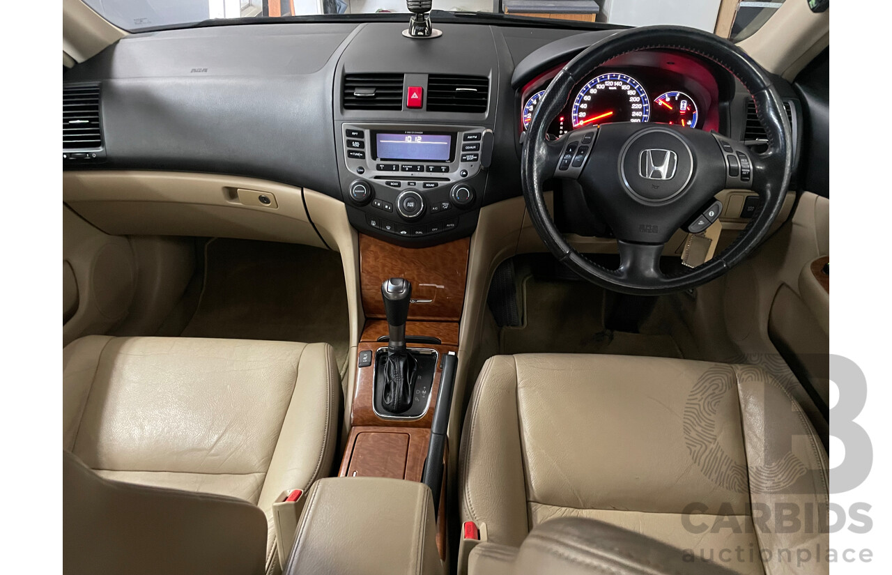 09/2007 Honda Accord EURO LUXURY FWD MY06 UPGRADE 4D Sedan Black 2.4L