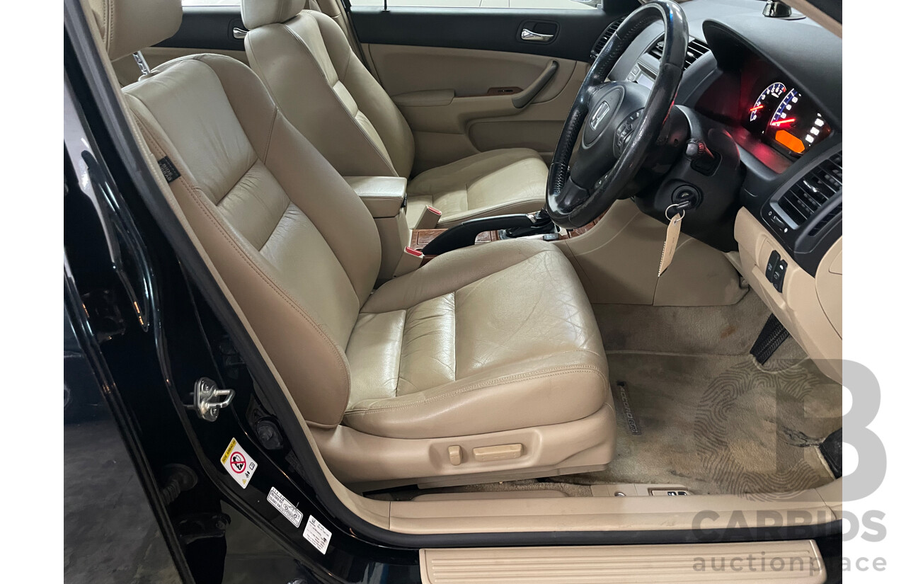 09/2007 Honda Accord EURO LUXURY FWD MY06 UPGRADE 4D Sedan Black 2.4L