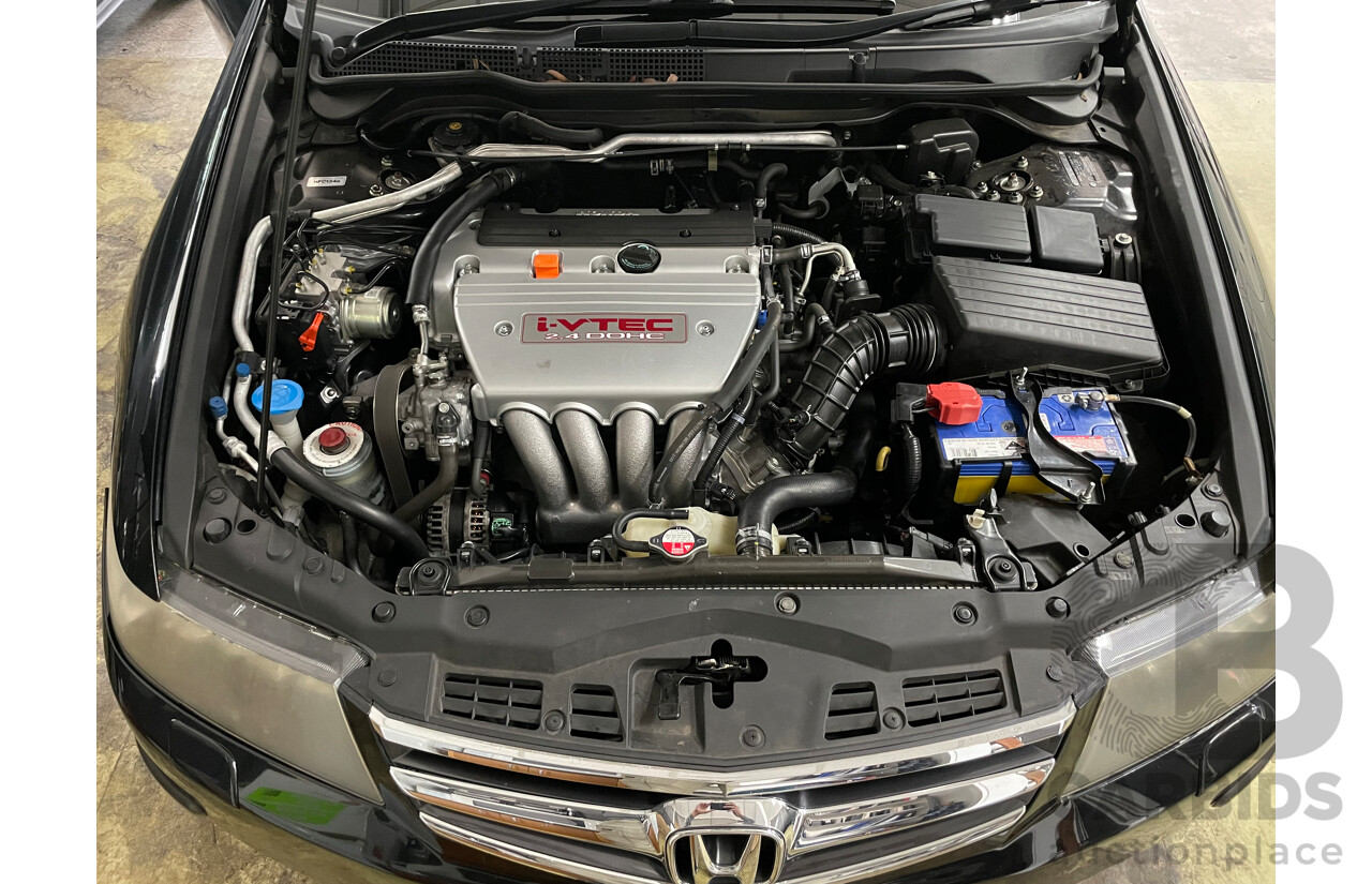 09/2007 Honda Accord EURO LUXURY FWD MY06 UPGRADE 4D Sedan Black 2.4L