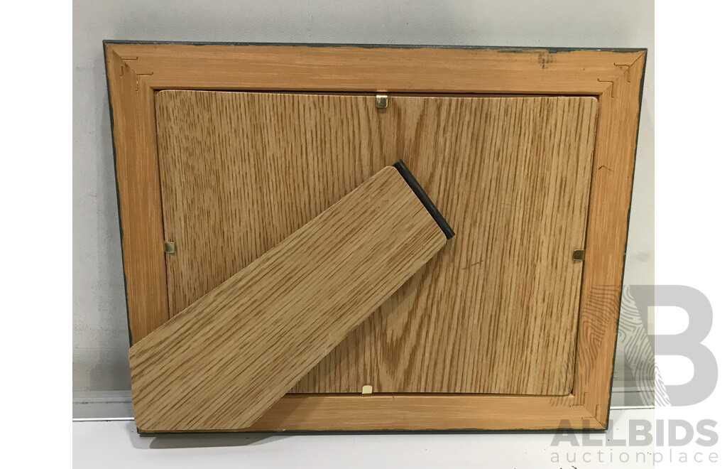 Framed Japanese Artwork Including Love by Kitagawa Utamaro and Japanese Fan - Lot of 2