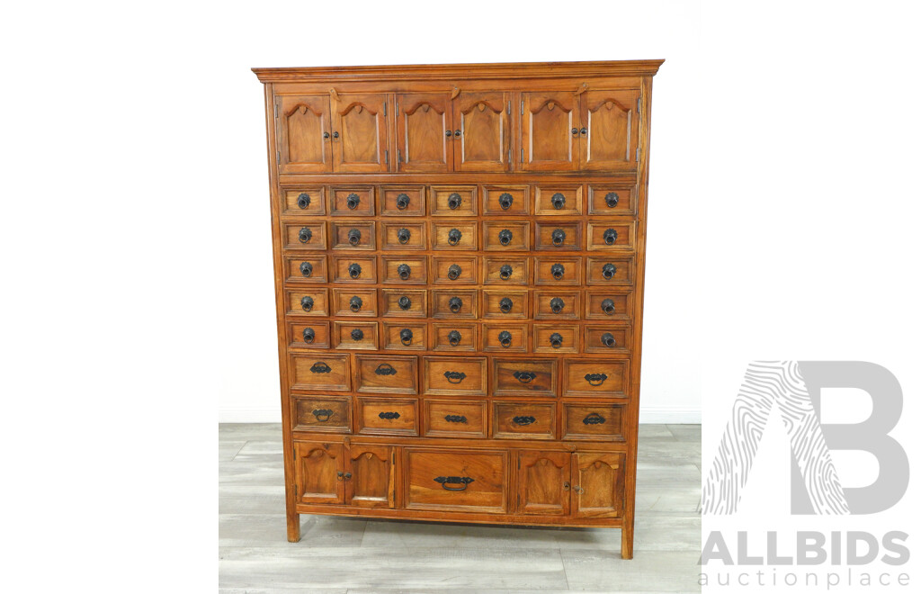 Hardwood Multi Drawer Medicine Cabinet