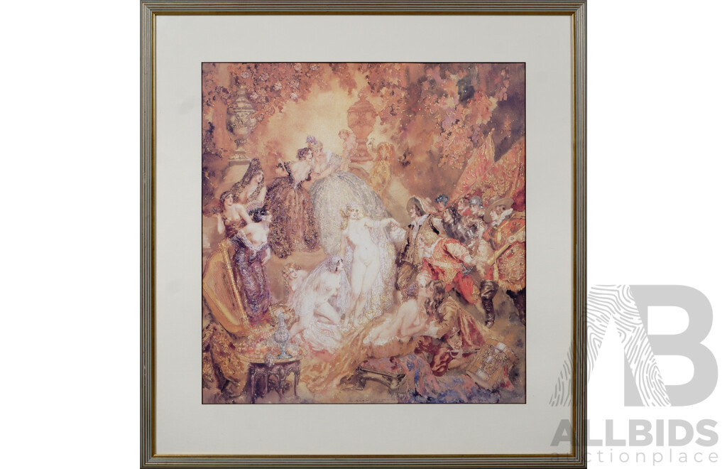 Norman Lindsay (1879-1969), Where War Ends 1924, Limited Edition Print