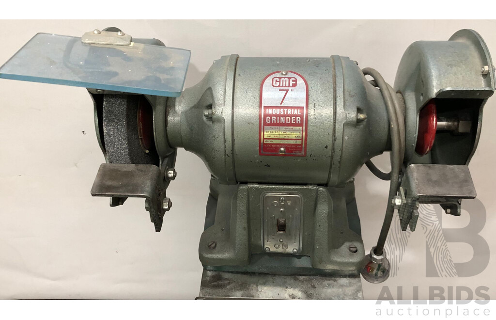 GMF 7 Inch Bench Grinder with Stand