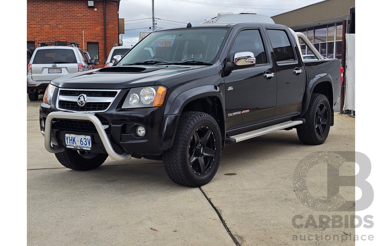 1/2011 Holden Colorado LT-R (4x4) RC MY11 Crew Cab P/Up Black 3.0L