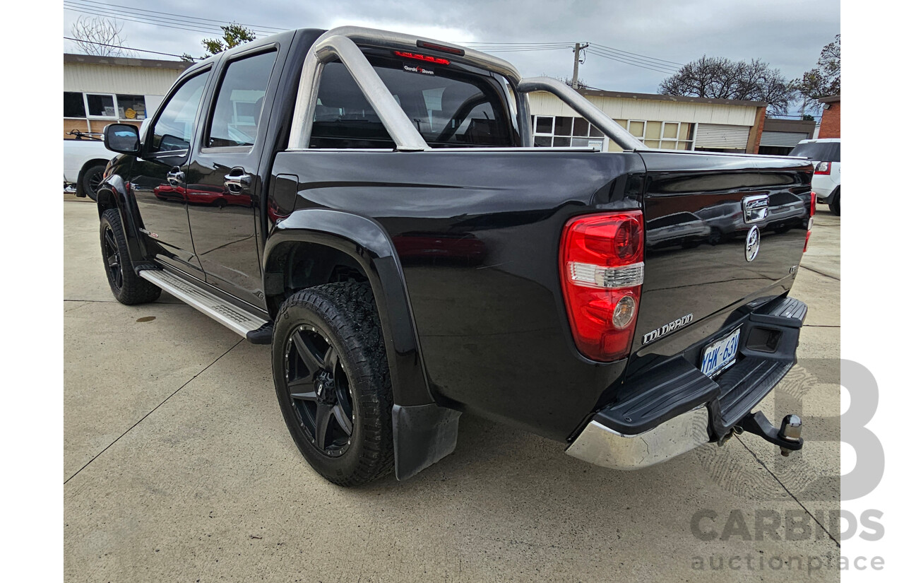 1/2011 Holden Colorado LT-R (4x4) RC MY11 Crew Cab P/Up Black 3.0L