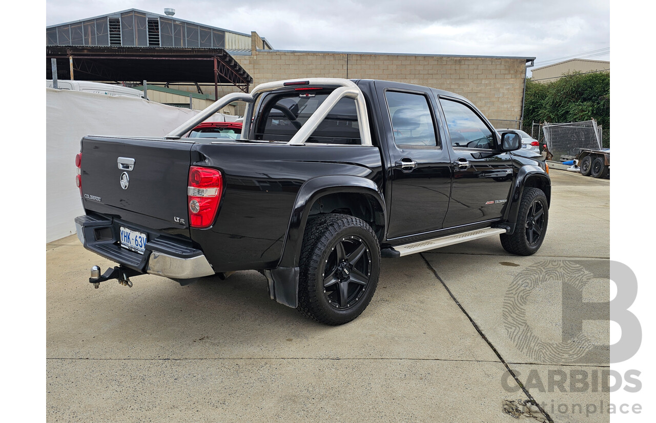 1/2011 Holden Colorado LT-R (4x4) RC MY11 Crew Cab P/Up Black 3.0L