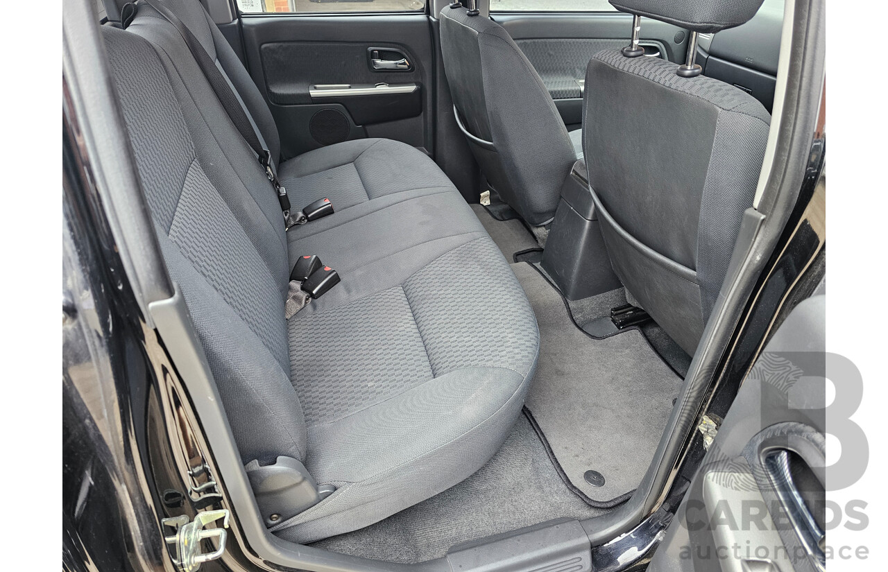 1/2011 Holden Colorado LT-R (4x4) RC MY11 Crew Cab P/Up Black 3.0L