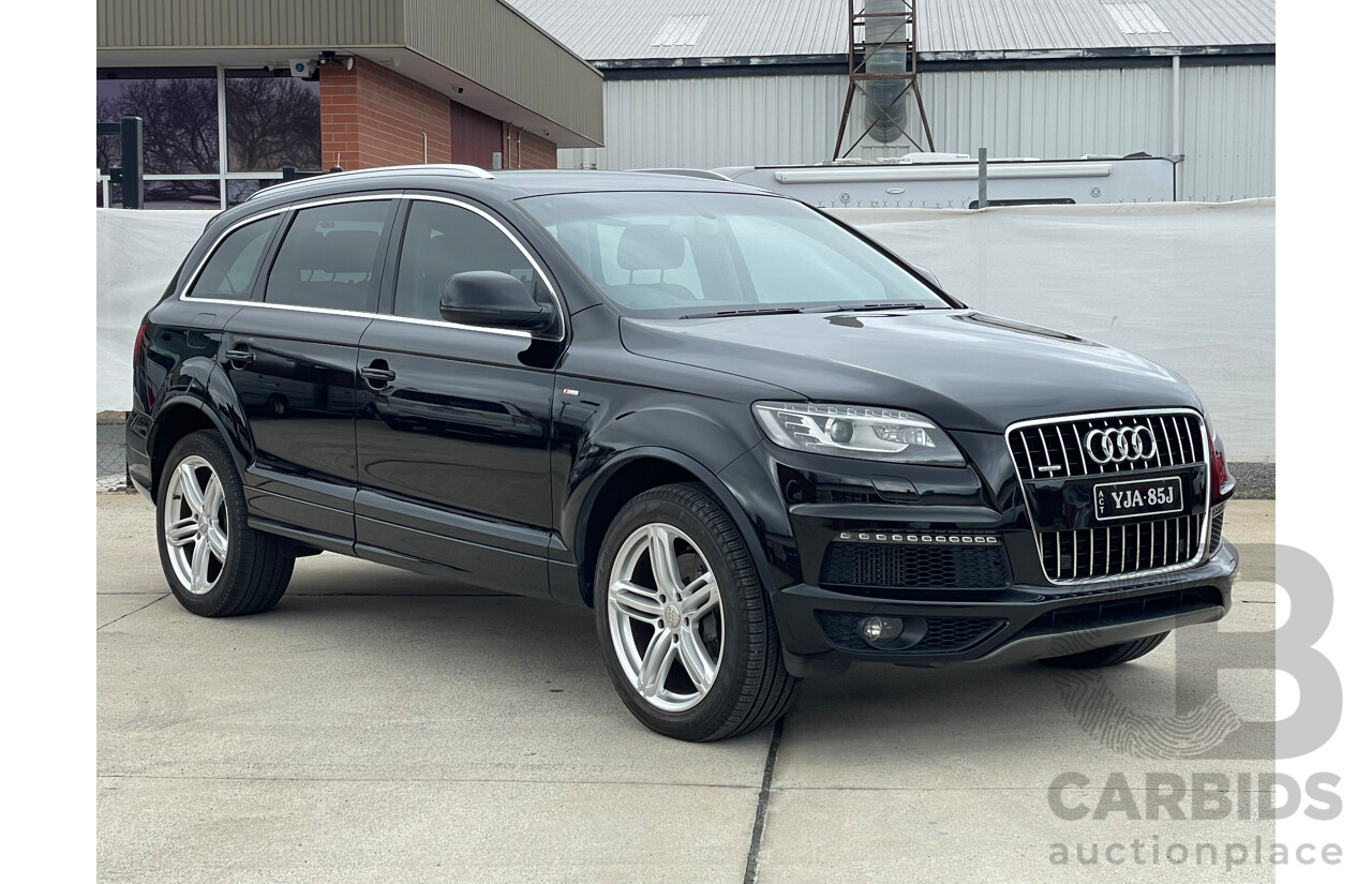 04/2012 Audi Q7 3.0 TDI QUATTRO AWD MY12 4D Wagon Black 3.0L