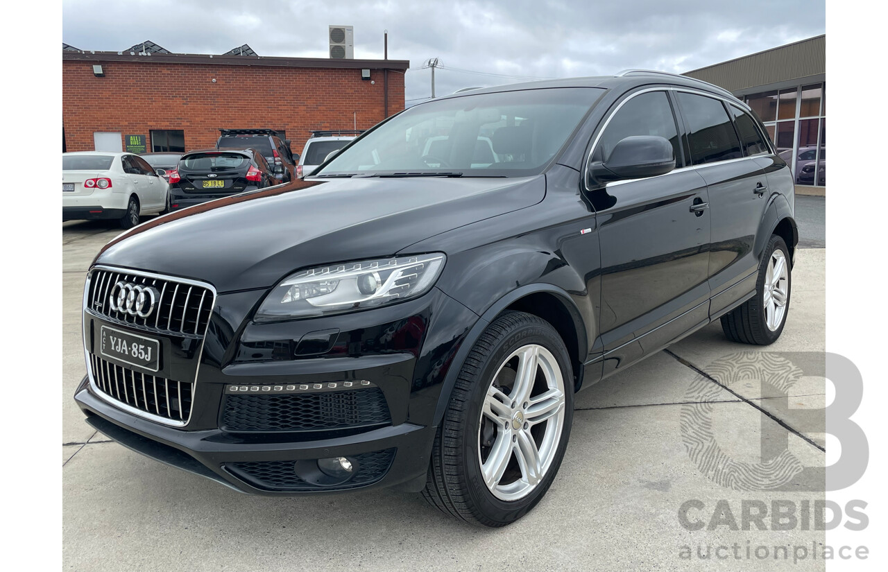 04/2012 Audi Q7 3.0 TDI QUATTRO AWD MY12 4D Wagon Black 3.0L
