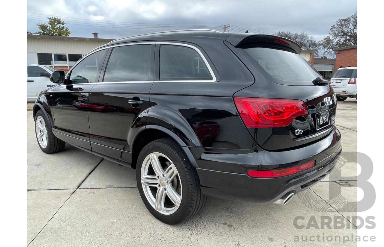 04/2012 Audi Q7 3.0 TDI QUATTRO AWD MY12 4D Wagon Black 3.0L
