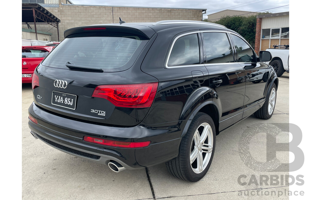 04/2012 Audi Q7 3.0 TDI QUATTRO AWD MY12 4D Wagon Black 3.0L