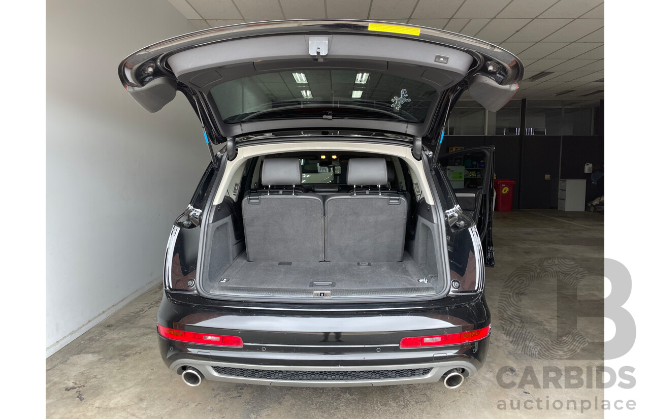 04/2012 Audi Q7 3.0 TDI QUATTRO AWD MY12 4D Wagon Black 3.0L