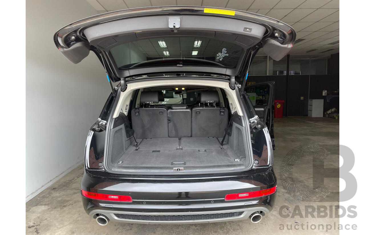 04/2012 Audi Q7 3.0 TDI QUATTRO AWD MY12 4D Wagon Black 3.0L