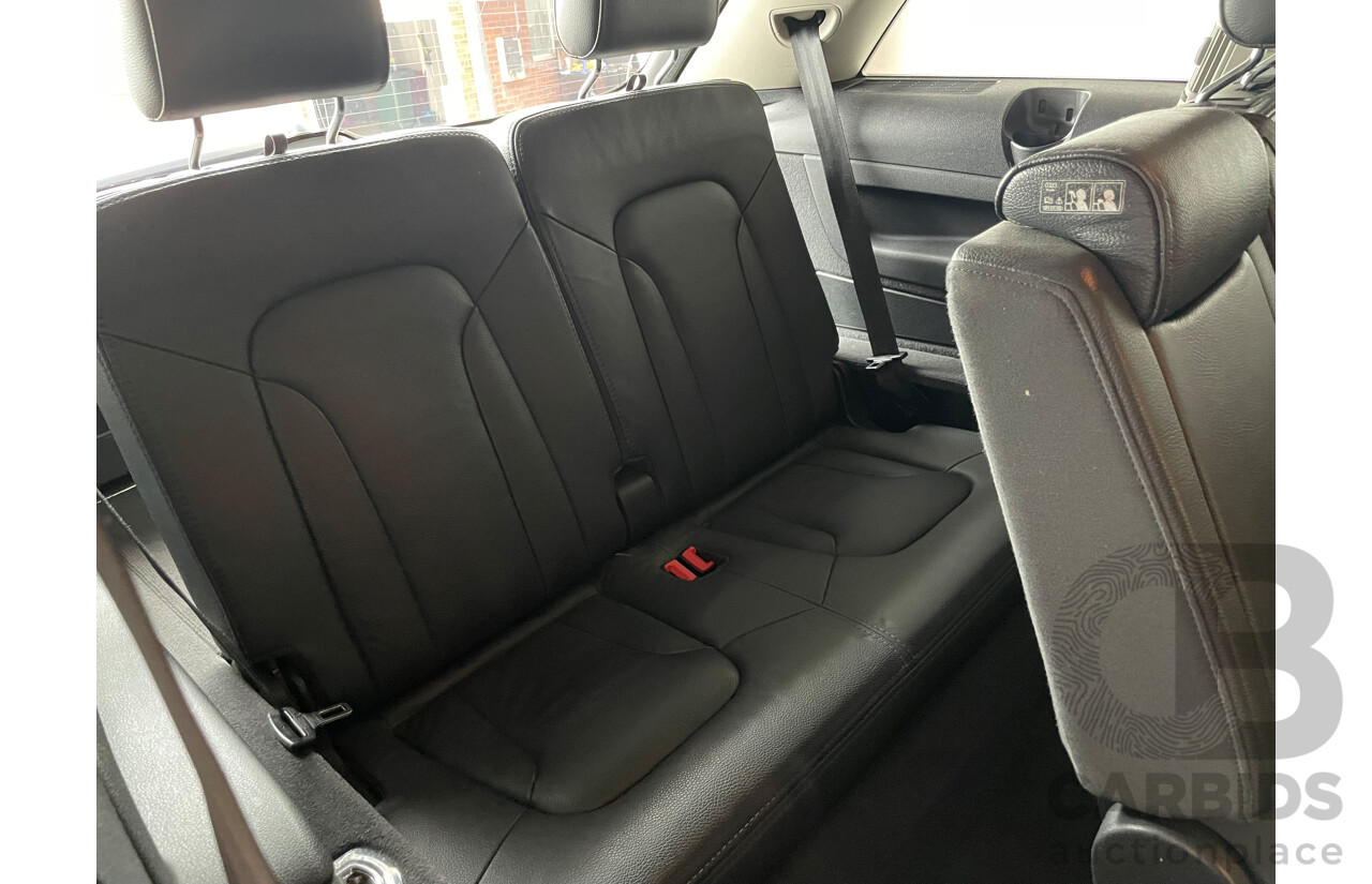 04/2012 Audi Q7 3.0 TDI QUATTRO AWD MY12 4D Wagon Black 3.0L