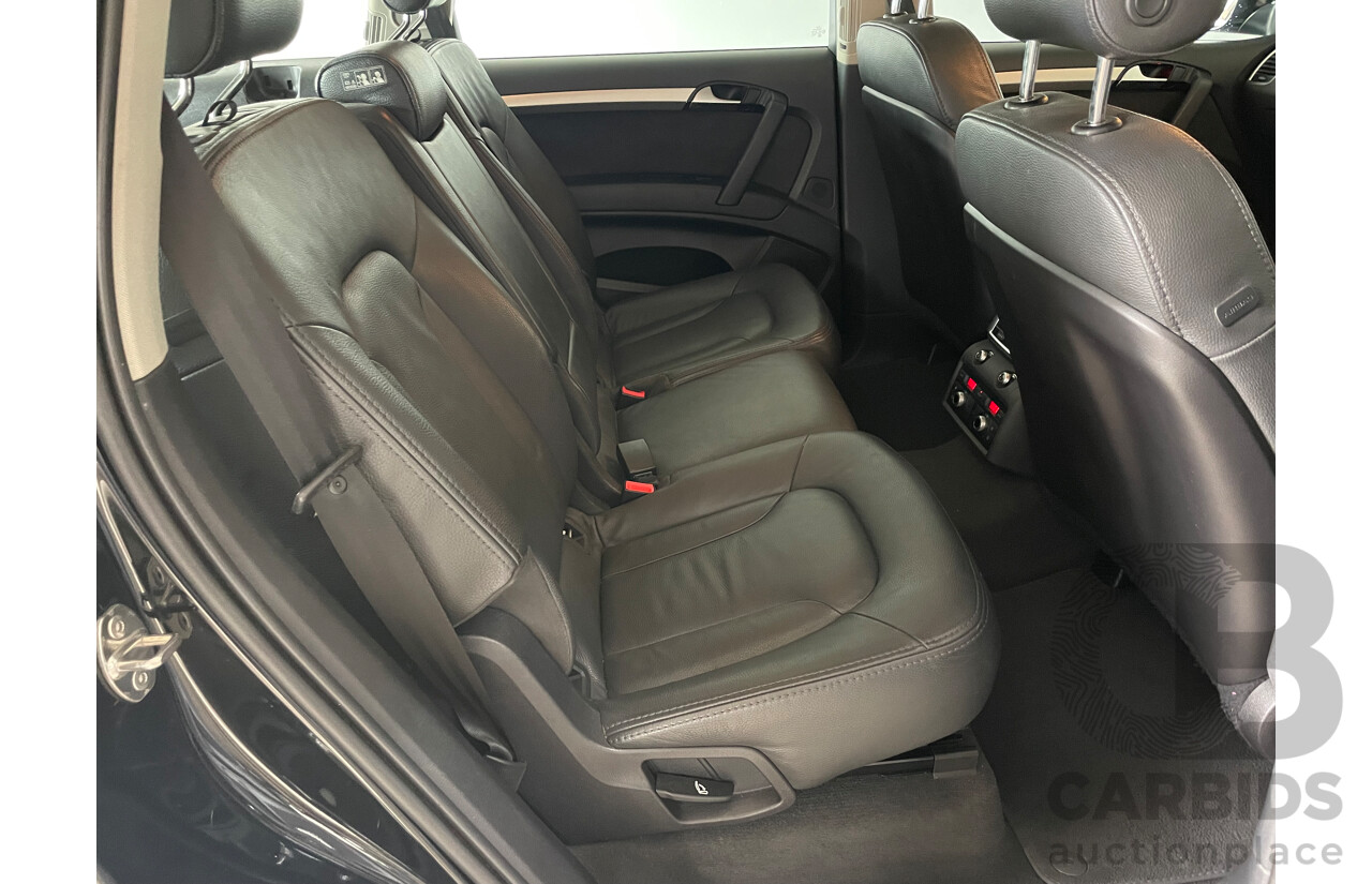 04/2012 Audi Q7 3.0 TDI QUATTRO AWD MY12 4D Wagon Black 3.0L
