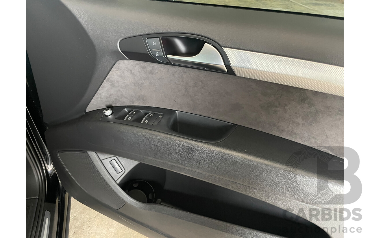 04/2012 Audi Q7 3.0 TDI QUATTRO AWD MY12 4D Wagon Black 3.0L