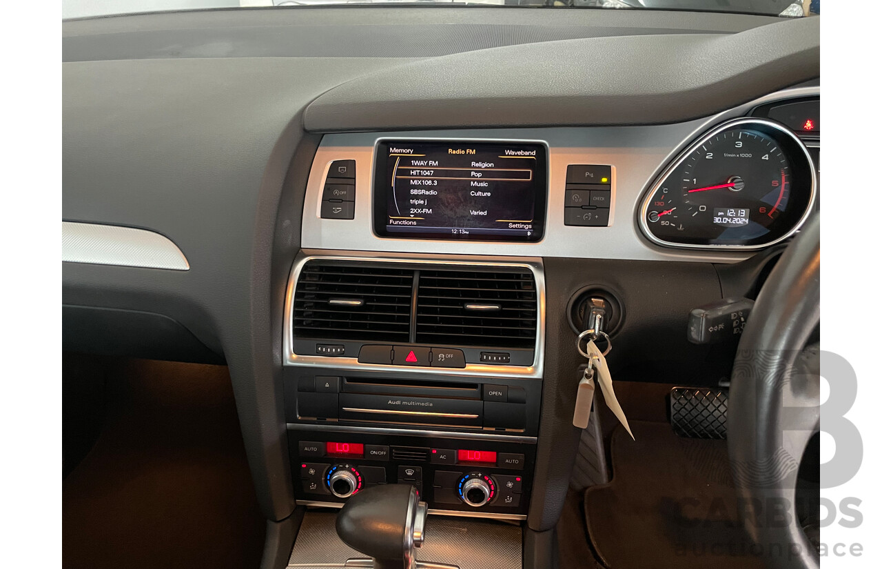 04/2012 Audi Q7 3.0 TDI QUATTRO AWD MY12 4D Wagon Black 3.0L