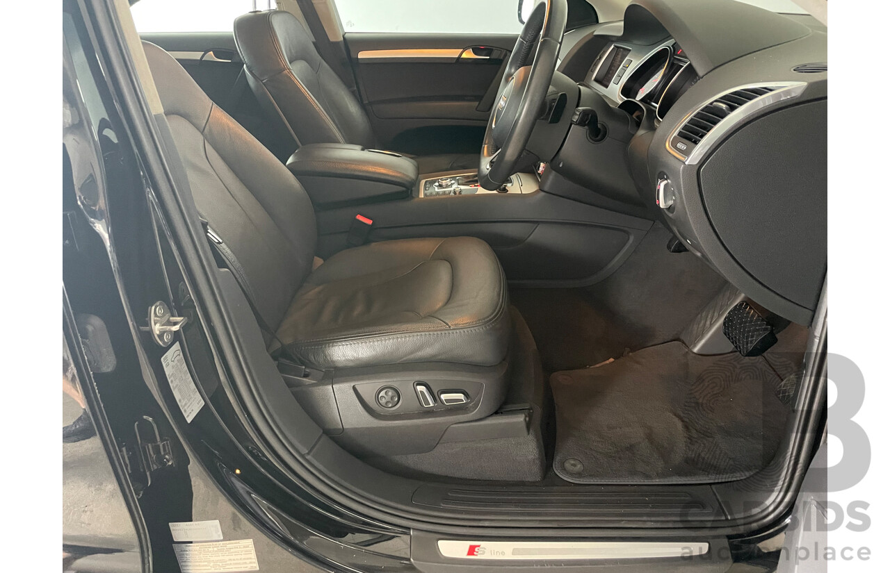 04/2012 Audi Q7 3.0 TDI QUATTRO AWD MY12 4D Wagon Black 3.0L