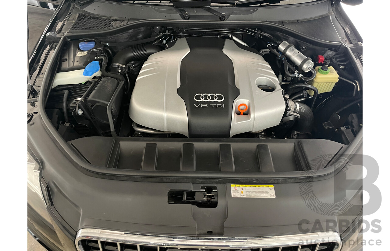 04/2012 Audi Q7 3.0 TDI QUATTRO AWD MY12 4D Wagon Black 3.0L