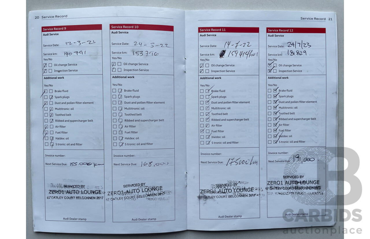 04/2012 Audi Q7 3.0 TDI QUATTRO AWD MY12 4D Wagon Black 3.0L