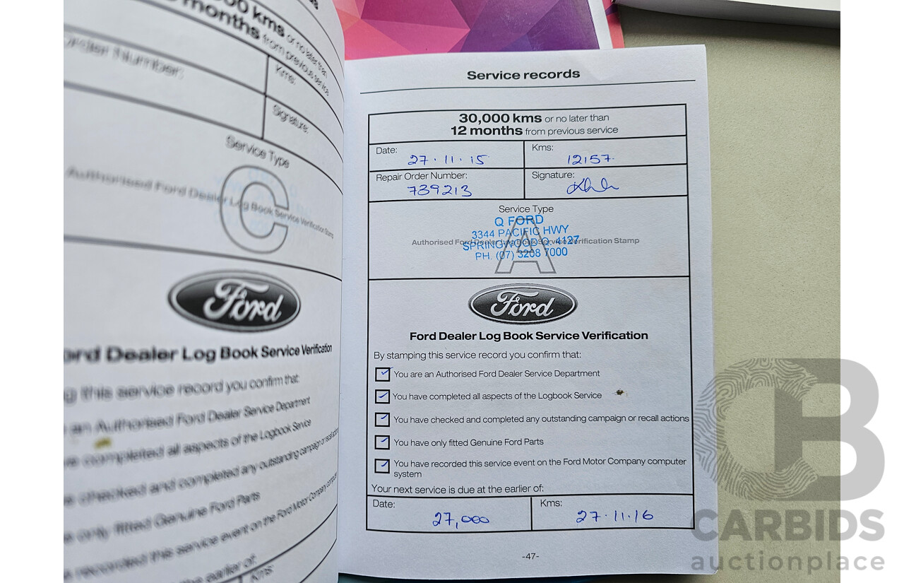 7/2013 Ford Fiesta ST WZ 3d Hatchback Orange 1.6L