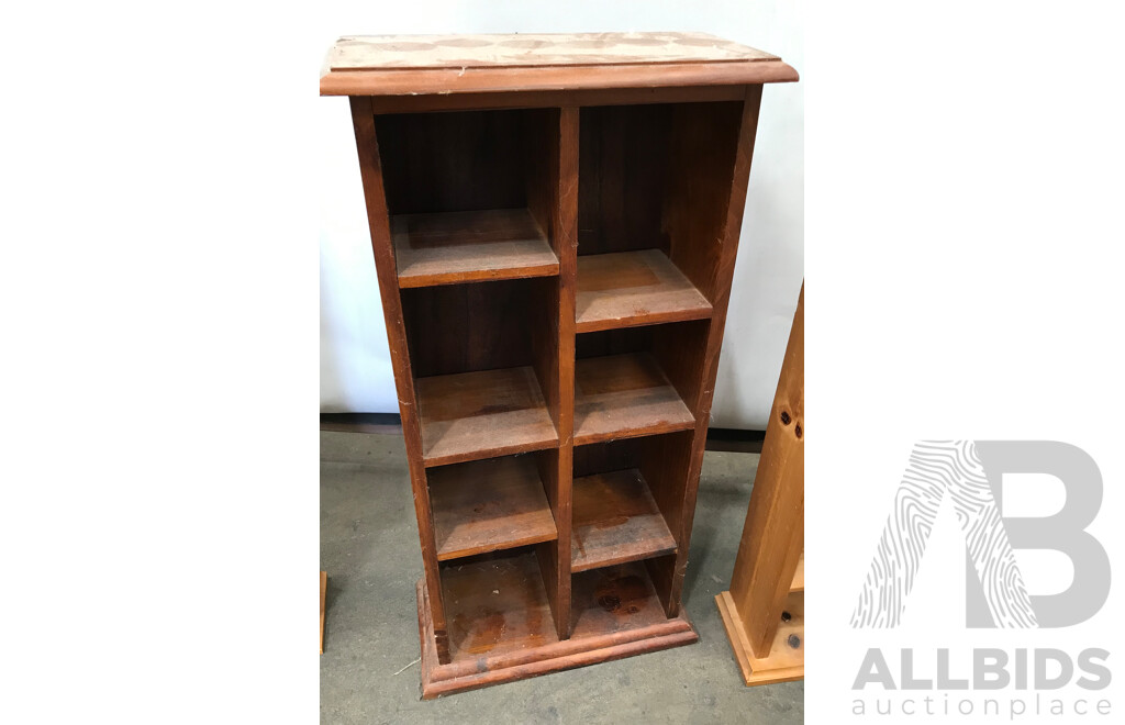 Mini Wooden Dispay/Curio Cabinets - Lot of 4