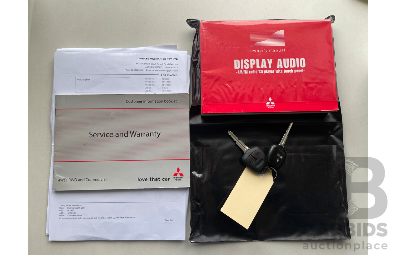 05/2013 Mitsubishi Outlander LS (4x4) AWD ZJ 4D Wagon White 2.4L