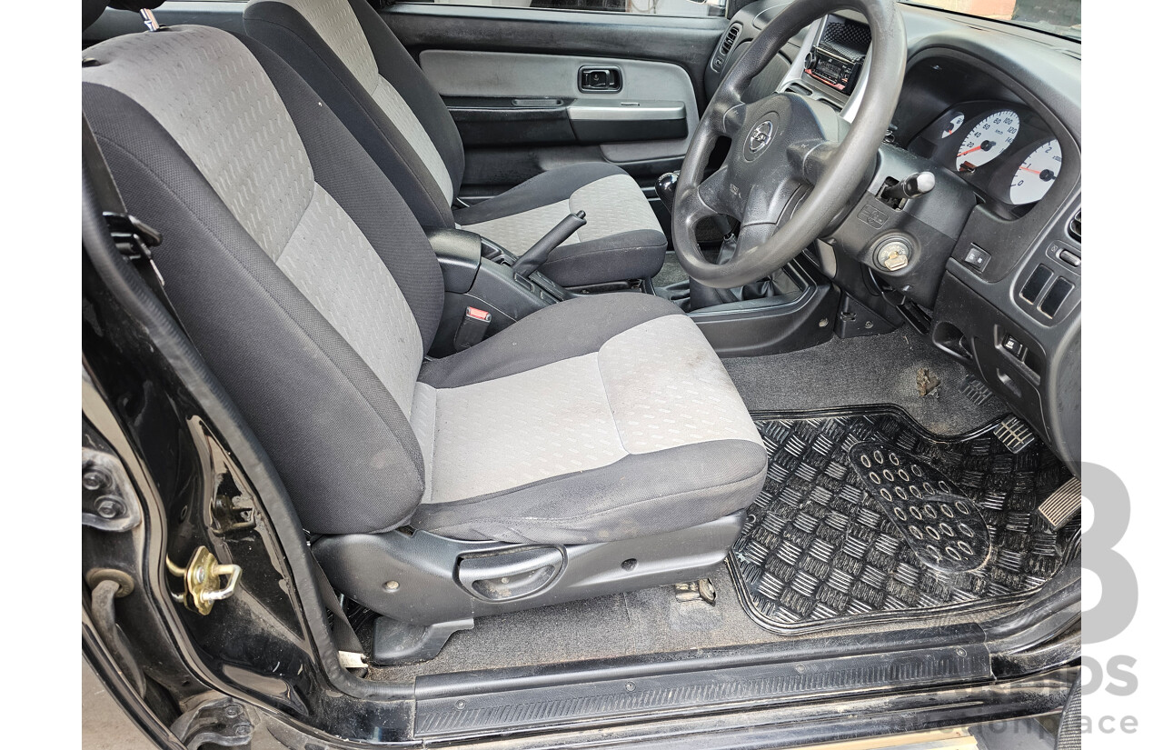 7/2009 Nissan Navara ST-R (4x4) D22 MY08 Dual Cab P/Up Black 2.5L
