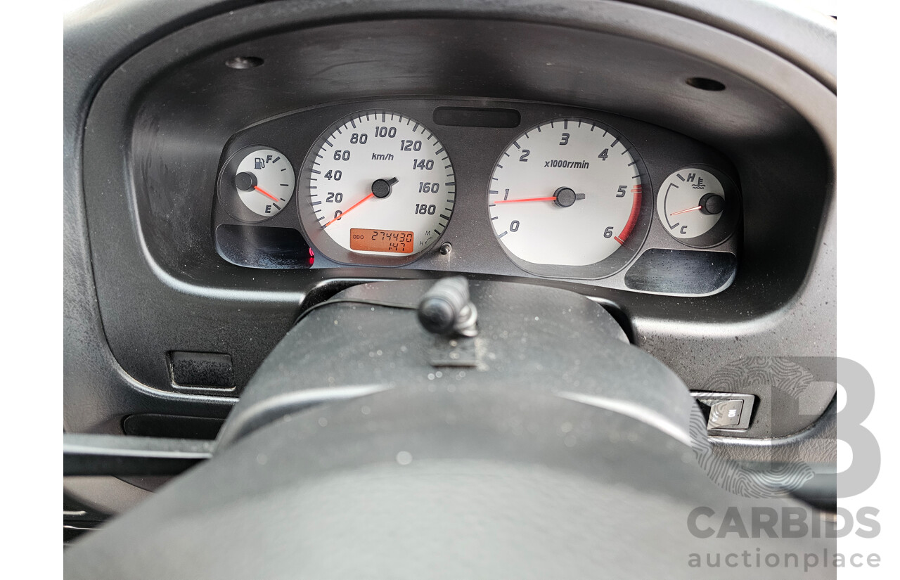 7/2009 Nissan Navara ST-R (4x4) D22 MY08 Dual Cab P/Up Black 2.5L