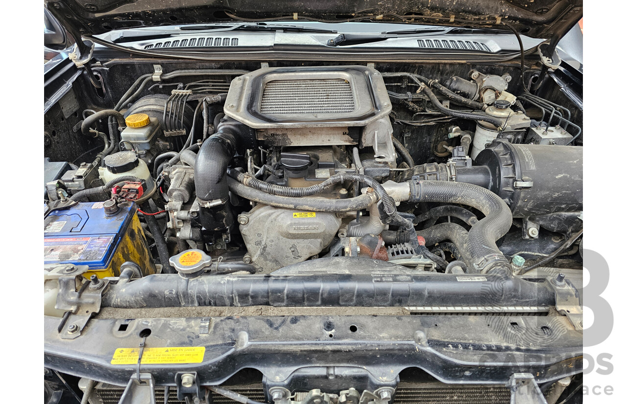 7/2009 Nissan Navara ST-R (4x4) D22 MY08 Dual Cab P/Up Black 2.5L