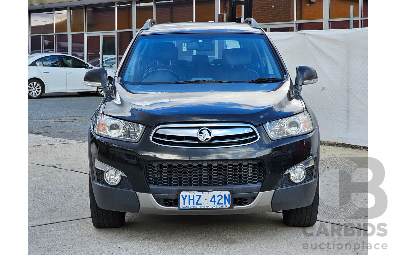 5/2012 Holden Captiva 7 LX (4x4) CG SERIES II 4d Wagon Black 2.2L