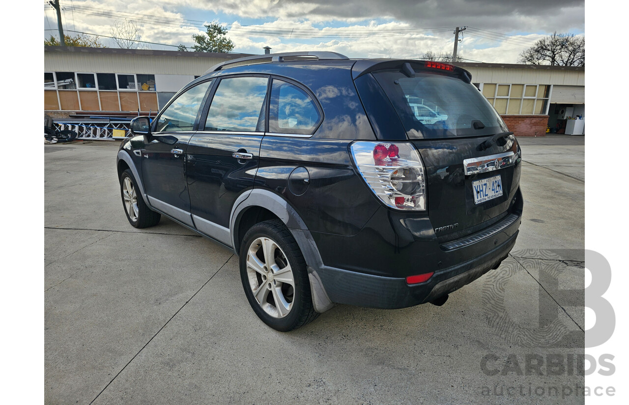 5/2012 Holden Captiva 7 LX (4x4) CG SERIES II 4d Wagon Black 2.2L