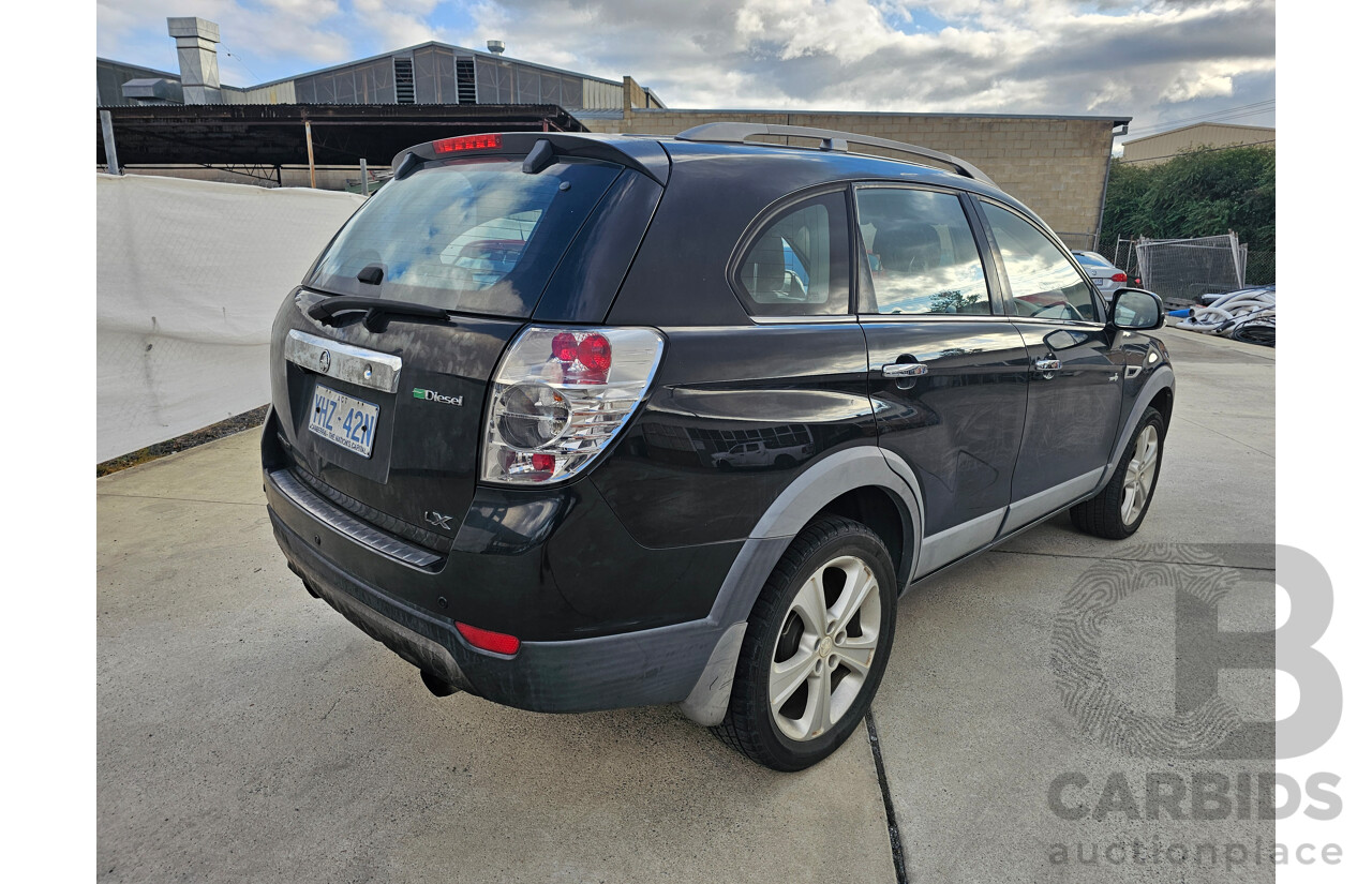 5/2012 Holden Captiva 7 LX (4x4) CG SERIES II 4d Wagon Black 2.2L