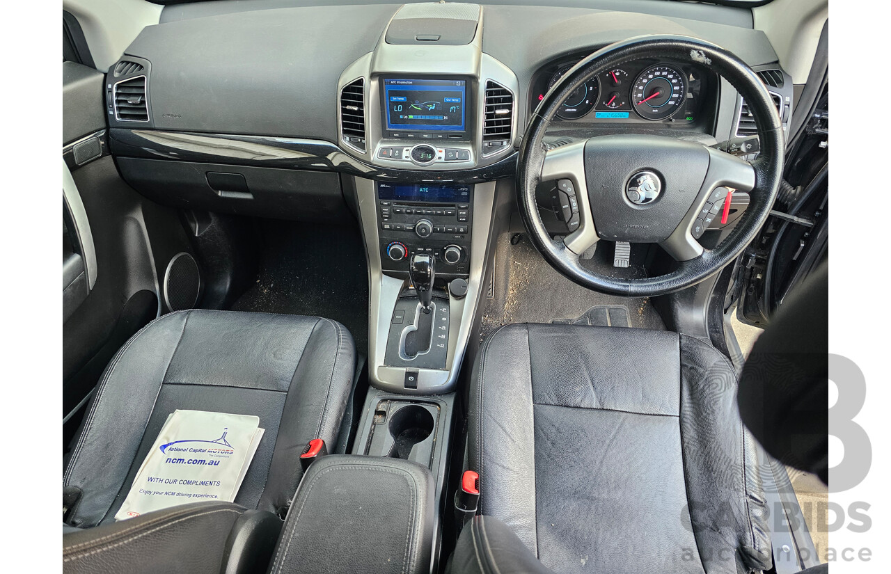 5/2012 Holden Captiva 7 LX (4x4) CG SERIES II 4d Wagon Black 2.2L