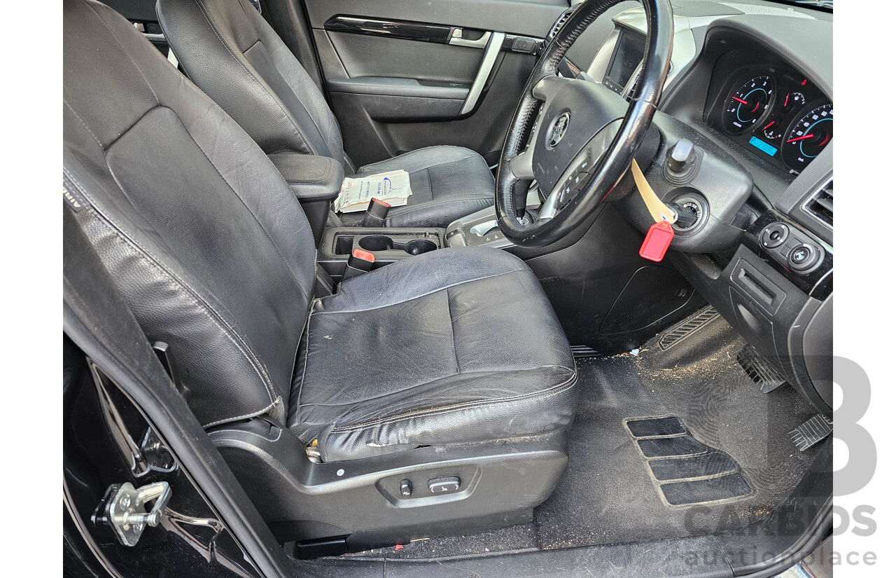 5/2012 Holden Captiva 7 LX (4x4) CG SERIES II 4d Wagon Black 2.2L