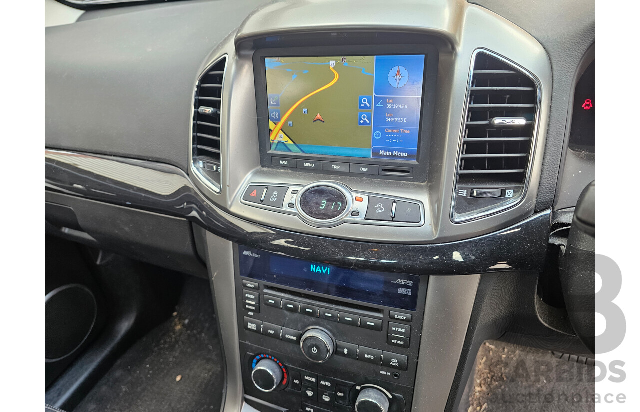 5/2012 Holden Captiva 7 LX (4x4) CG SERIES II 4d Wagon Black 2.2L