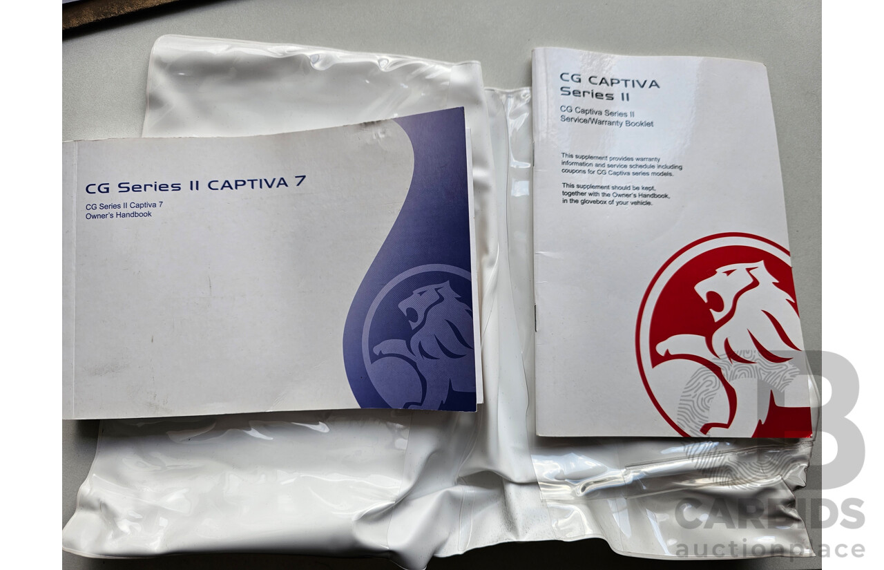 5/2012 Holden Captiva 7 LX (4x4) CG SERIES II 4d Wagon Black 2.2L