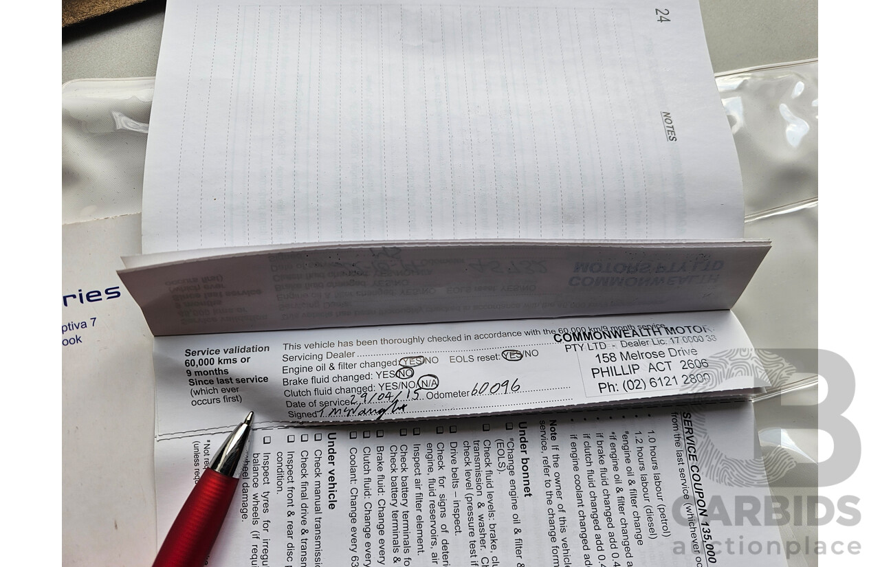 5/2012 Holden Captiva 7 LX (4x4) CG SERIES II 4d Wagon Black 2.2L