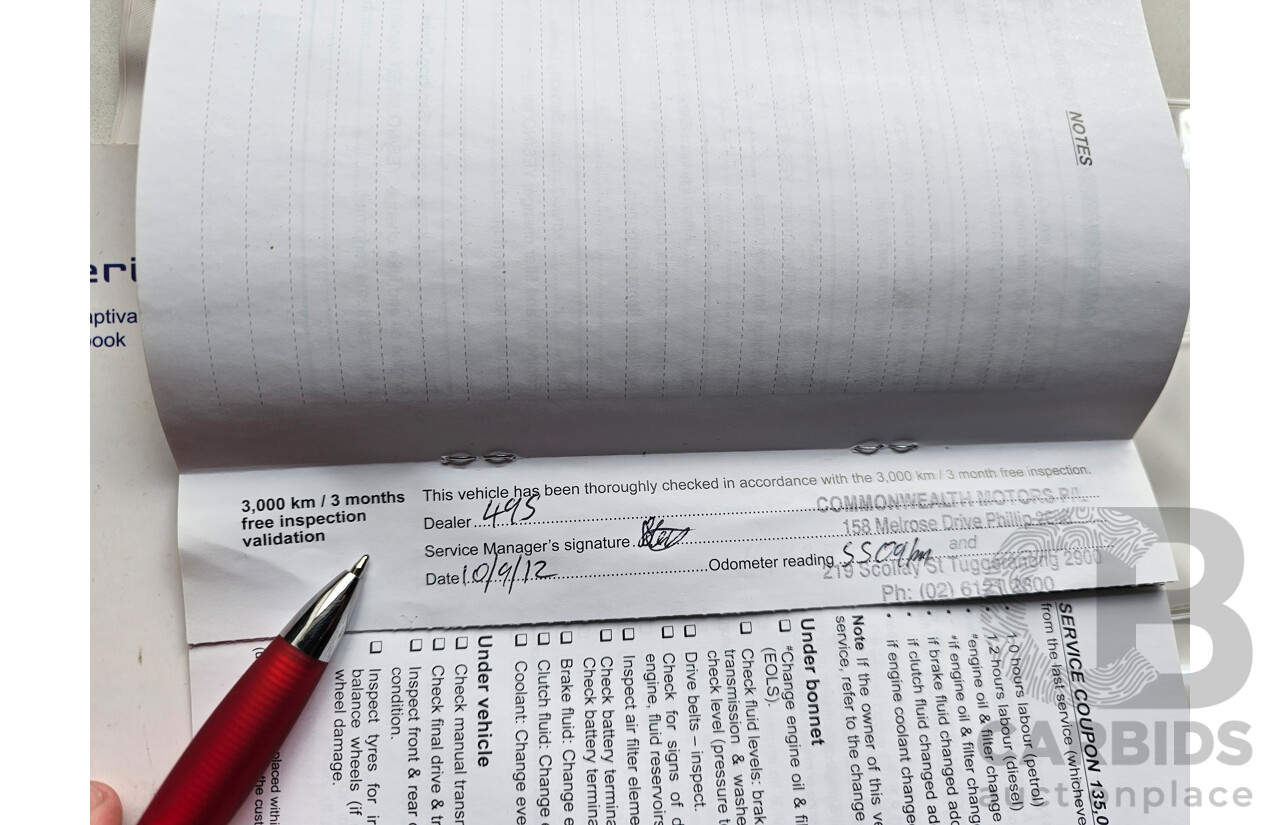 5/2012 Holden Captiva 7 LX (4x4) CG SERIES II 4d Wagon Black 2.2L