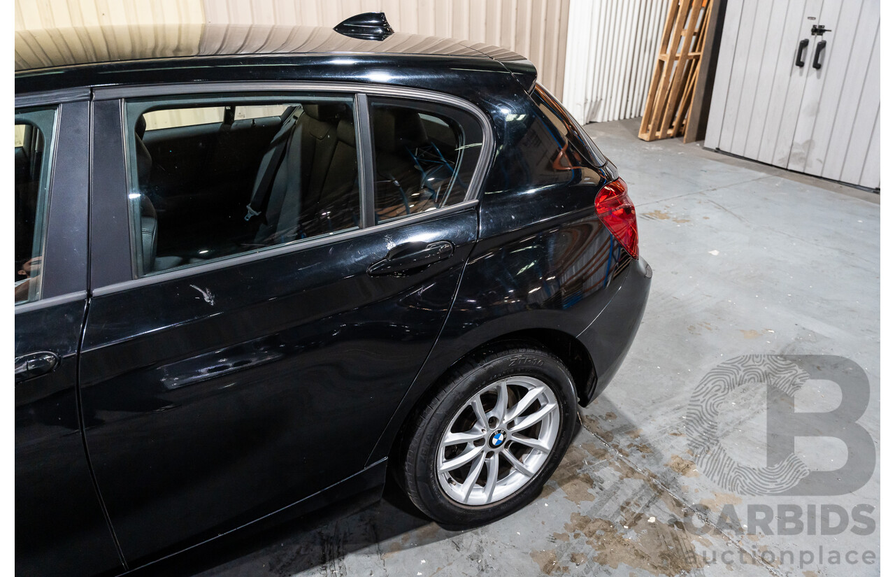 6/2013 BMW 116i F20 5d Hatchback Black Turbo 1.6L