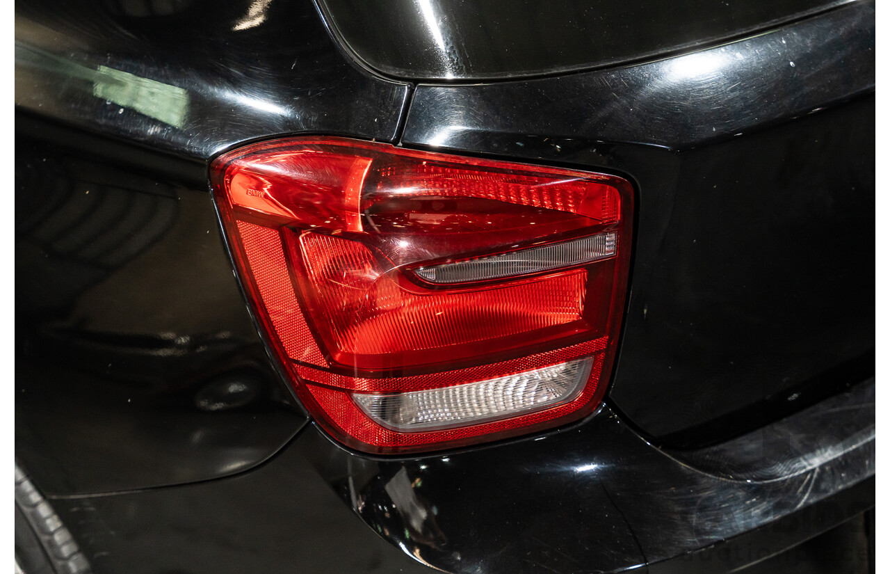 6/2013 BMW 116i F20 5d Hatchback Black Turbo 1.6L